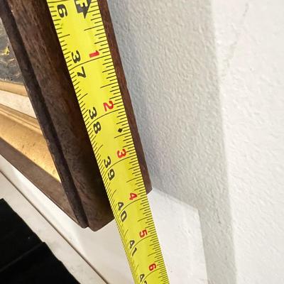 Large Vintage MCM Framed Oil on Canvas Signed 40"x28"