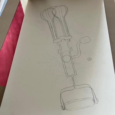 Big Lot Vintage 1970's Student Artwork - Still Life, Nudes, Etc.