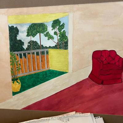 Big Lot Vintage 1970's Student Artwork - Still Life, Nudes, Etc.