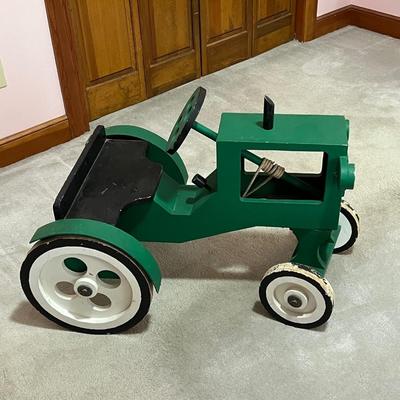 Solid Wood Tractor ~ Custom Built for Toddler