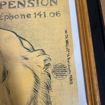 Framed Clinique Cheron - Vintage Clinic Advertising Poster Print 22"x30"