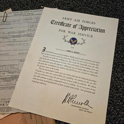 WWII Ephemera - Lot D