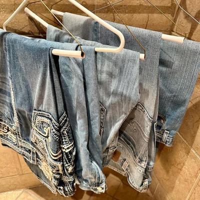 Men’s jeans, 5pair Rock Revival/quicksilver