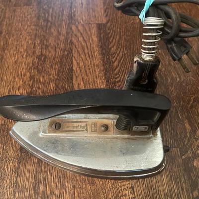 Two Vintage Electric Clothing Irons