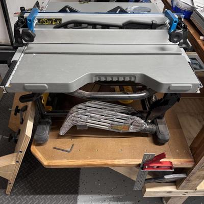 Starting Price Reduced! DeWalt Table Saw- with customized safety features and all shown accessories
