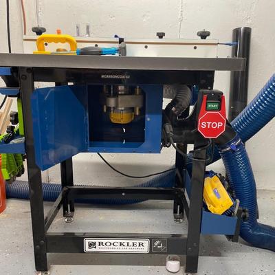 DeWalt Electronic Router- with all shown accessories