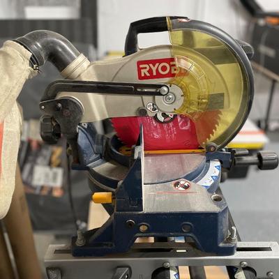 Starting Price Reduced! Ryobi Miter Saw- with Ryobi Saw Stand