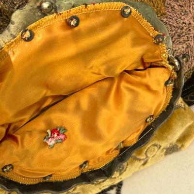 Lot of 5 Antique Vintage Bohemian Purses