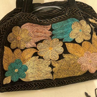 Lot of 5 Antique Vintage Bohemian Purses