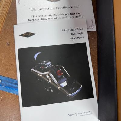 Starting Price Reduced! Bridge City HP-9v2 Dual Angle Block Plane