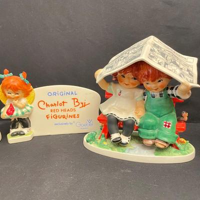 Charlot Byj: 21 “Red Heads” Figurines by Goebel (DR-SS)
