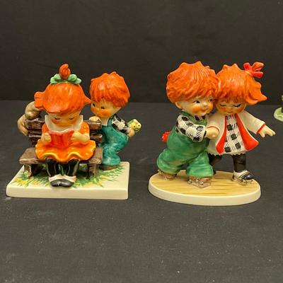 Charlot Byj: 21 “Red Heads” Figurines by Goebel (DR-SS)