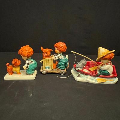 Charlot Byj: 21 “Red Heads” Figurines by Goebel (DR-SS)