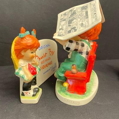 Charlot Byj: 21 “Red Heads” Figurines by Goebel (DR-SS)