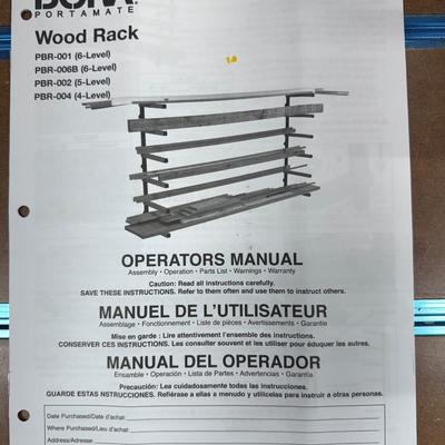 2 Wood Racks