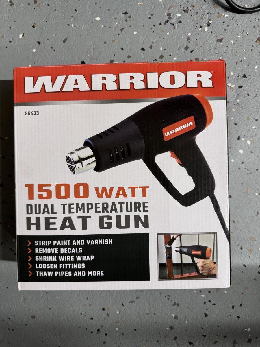 Warrior 1500Watt Dual Temperature Heat Gun