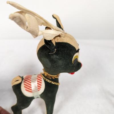 Vintage Japan Plush Stuffed Reindeer