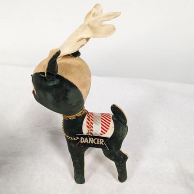 Vintage Japan Plush Stuffed Reindeer