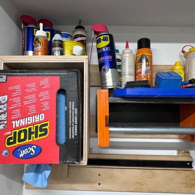 Cleaning Station, Assorted Glues, Custom Cabinetry & Mounting Hardware