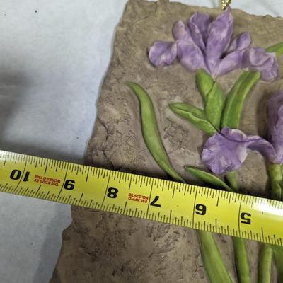 3D Ceramic Flower Wall Decor