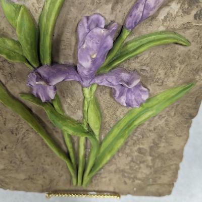 3D Ceramic Flower Wall Decor