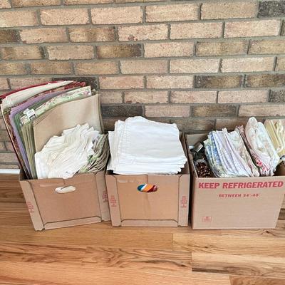 Nice Variety of Table Linens: Napkins, Placemats, & Napkin Holders (DR-SS)