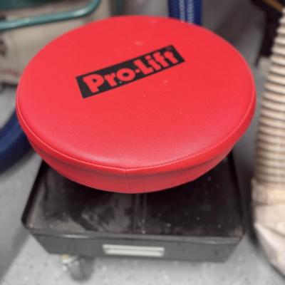 Starting Price Reduced! Work Pro-Lift Pneumatic Shop Stool with 2 Drawer