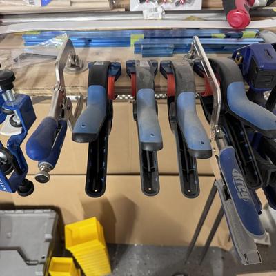 Clamps, Levels and Custom Mounted Hardware