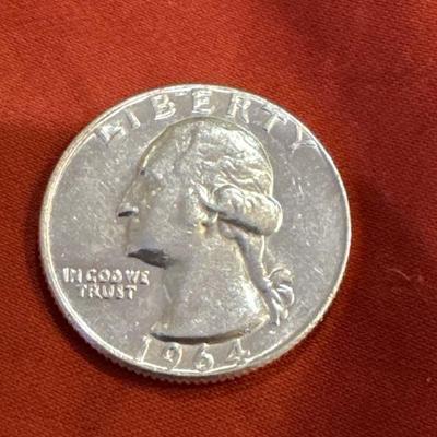 1964 D George Washington .25c 6.3 XVF