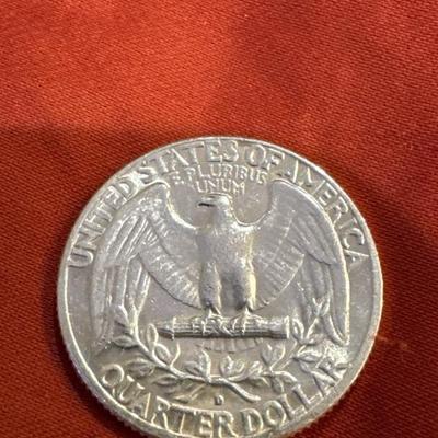 1964 D George Washington .25c 6.3 XVF