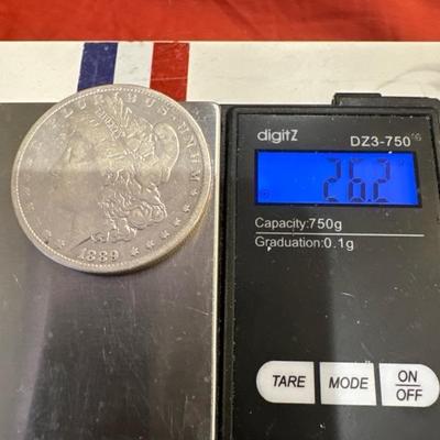 1889 O Morgan 26.2 U S COIN 1$ XVF
