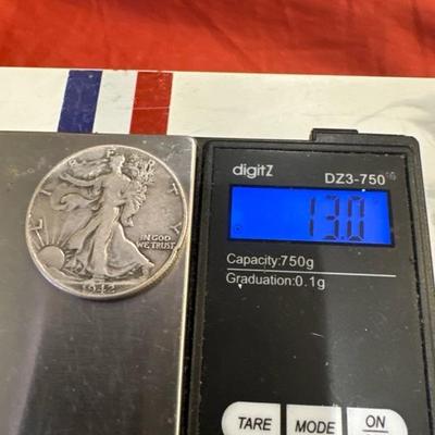 1942 P WALKIMG LIBERTY HALF U S 13.0 silver