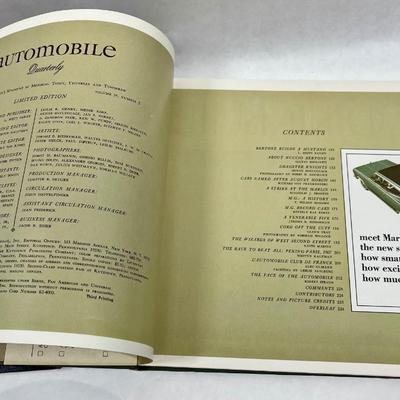Automobile Quarterly, Volume 4, Books 1-4 hardback books