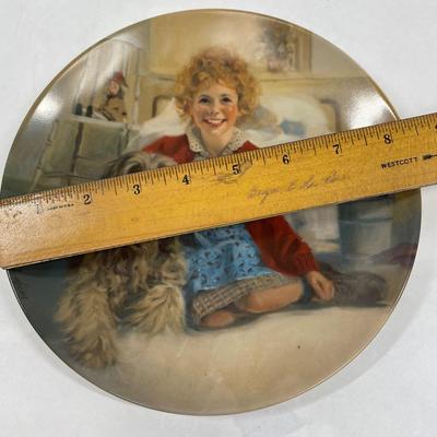 "Annie & Sandy" Collector Plate by Knowles - Collector Plate Series 3 limited edition
