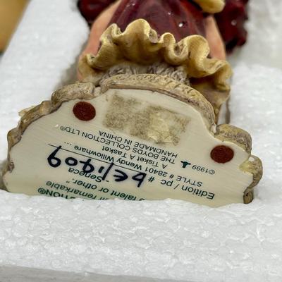 Boyd's Folkstone Collection "Wendy Willowhare - A Ticket, A Tasket" figurine