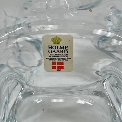 Holmegaard - Lovely glass bottle - From the serie POKAL - Designed by Jacob Bang - Made in Copenhagen Denmark 1960