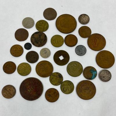 Lot of Misc. Vintage Foreign Coins