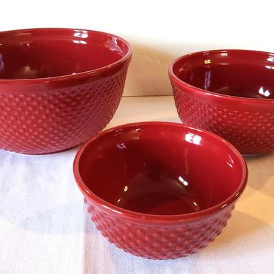 Lot #43 Set of 3 Williams-Sonoma Mixing Bowls