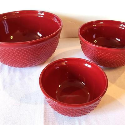 Lot #43 Set of 3 Williams-Sonoma Mixing Bowls