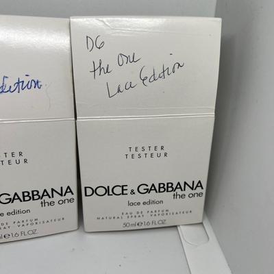 Lot of 2 The One Lace Edition - Dolce & Gabbana For Women Eau de Parfum Perfume