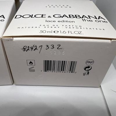 Lot of 2 The One Lace Edition - Dolce & Gabbana For Women Eau de Parfum Perfume