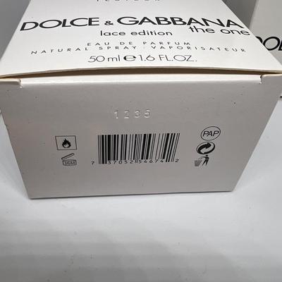 Lot of 2 The One Lace Edition - Dolce & Gabbana For Women Eau de Parfum Perfume