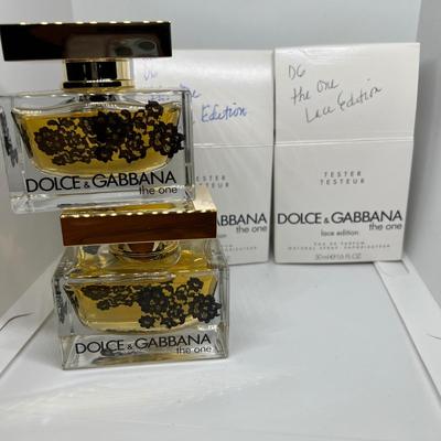 Lot of 2 The One Lace Edition - Dolce & Gabbana For Women Eau de Parfum Perfume