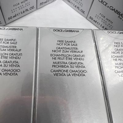 Lot of 9 NIB Dolce Gabbana The One Sport Men’s Shower Gel