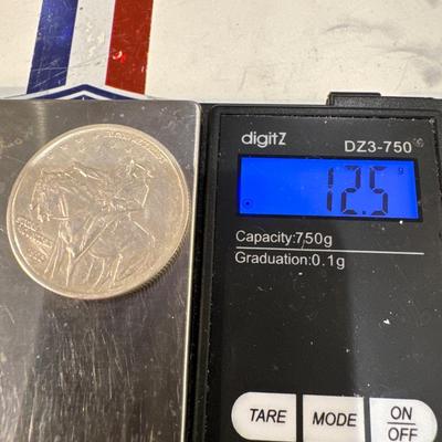 1925 STONE MOUNTAIN HALF 12.5 XVF SILVER
