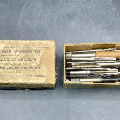 Lot of Various Sizes of High Speed Steel 4 Flute Taps