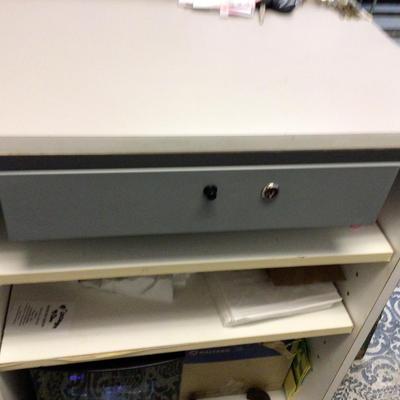 Check Out Counter with Cash Box