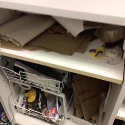Check Out Counter with Cash Box