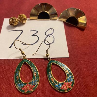 Vintage Pierced Earrings