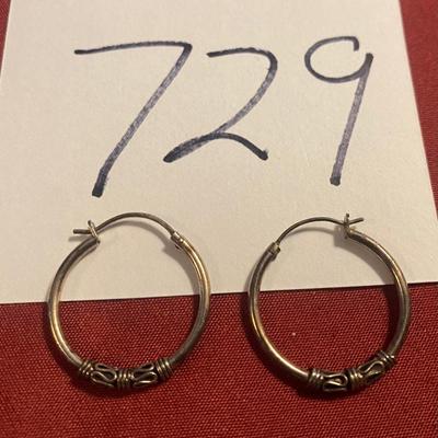 ? Sterling Pierced Earrings
